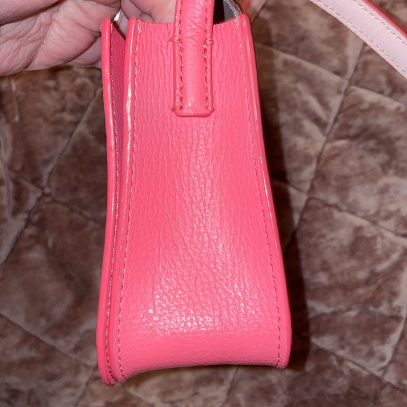 Kate Spade Pink Bow Crossbody Purse - Picture 7 of 8